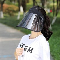접이식 자외선차단 썬캡 눈보호 차양패널 조깅 운동 여성썬캡