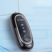 목걸이 미니 공기청정기 목걸이형 휴대용 소형 500mAh 60시간 연속사용, 공기청정기 ON_303