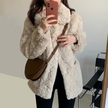 재킷 뽀글이 페이크퍼 양털 루즈핏 숏 겨울