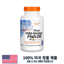 닥터스베스트 알래알래스카 피쉬오일 오메가3 1000mg 소프트젤 180정 3개월분