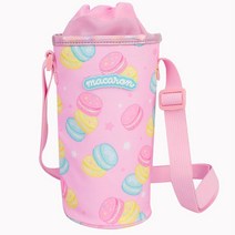 마카롱 스위트 물병 크로스백 러블리 파스텔톤 여아 어린이 유아 아동 초등 학생 키즈 캐릭터 없는 물병가방