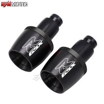 바이크 오토바이 튜닝 바이크 외장 부품 오토바이 7/8 "22mm CNC 알루미늄 핸들 바 그립 바 엔드 스즈, 01 Black