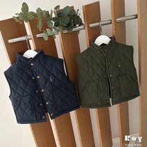(23가을)로이 토이퀼팅조끼 조끼