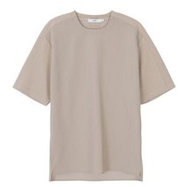 이지오 S S신상 세미오버핏 쿨 베이지 반팔 티셔츠 봄 여름 가을 겨울 4계절