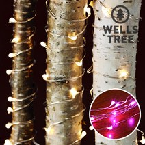 LED 드럼전구 50P - 레드 5.2m 크리스마스 전구