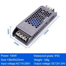 acdc 12v 24v 변압기 60w 100w 200w 300w 400w 500w led 드라이버 전원 공급 장치 슈퍼 얇은 ad 변환기 led 스트립 전구