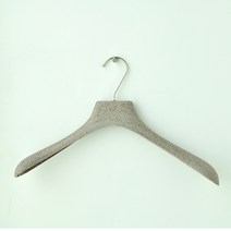 재활용 소재 옷걸이 브라운(견과류껍질35%+대나무35%), 재활용 소재 옷걸이 브라운