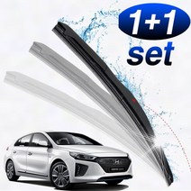 일음쇼핑^^m아이오닉 와이퍼 650mm 450mm 세트 유리 앞유리 차량 교체 닦이 고급 클립형 자동차 쉬운일medi^^