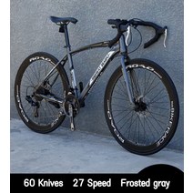 사이클산악로드자전거 가까운곳 다이어트 더블 디스크 브레이크 성인 학생 남성 여성, 26인치, 60 나이프 휠 f