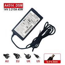 LCD 디스플레이 전원 충전기 삼성 호환 A4514DSM LU28E590DS/ZA BA44-00721B U28E590D S22C300H 용 AC 어댑터 14V 3.215A 45W, [01] US
