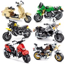 [블럭팜] 테크닉 오토바이 바이크 초등학생 호환 블록, 701105 두가티 미니오토바이(옐로우)