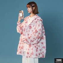 가바바 여성 빅사이즈 바람막이 입기만해도 눈에 하트가 뿅뿅인 아우터 G70576