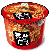 유어스 명동빨계떡 틈새라면 컵라면 매운맛 큰컵 105g x 12개, 상세페이지 참조