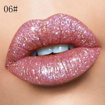 립글로즈 립틴트 립밤 립라이너 잘 지워지지 않는 착색 타투 립스틱 틴트 18 컬러 매트 투 샤이니 글리터 리퀴드 샤이니 립글로스 다이아몬드 워터프루프 롱 라스팅 펄 립글로스 립, 6