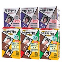 동성제약 세븐에이트 무향료 염색약 6종中 택, 7호 흑갈색