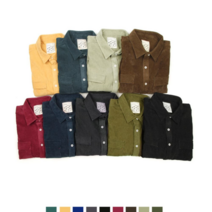 오너클랜 코듀로이 루즈핏 골덴남방 셔츠 9color 빅사이즈