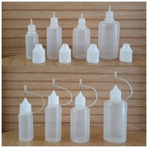 바늘 노즐 뾰족 공병 PE 말랑공병 모음, 노즐공병 10ml