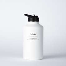 캐스크 대용량 3P 리드 + 빨대 텀블러, 1824ml, 화이트
