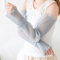 미투리아 1+1+1 레이스 팔토시 햇빛 자외선차단 여름토시 골프 쿨토시, 분홍, 흰색, 흰색