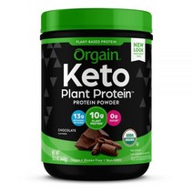 Orgain 유기농 케토 식물 단백질 파워 초콜릿 15.5 oz