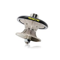 VANEPIC V40 1-1/2 인치 Full Bullnose Diamond Hand Profiler 다이아몬드 라우터 비트 화강암 콘크리트 대리석 수조 가장자리 용 5/8-11