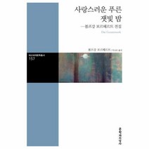 웅진북센 사랑스러운 푸른 잿빛 밤-157 대산세계문학총서, One color | One Size@1