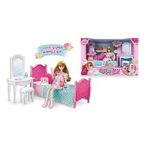 미미 공주방 침대 파자마파티 장난감 소꿉놀이 교육교구 아기돌보기 소꿉 친구놀이 놀