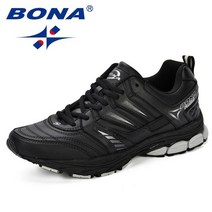 남성 런닝화 해외 직구 Bona 새로운 디자인 스타일 남성 신발 통기성 인기있는 남성 운동화 야외 운동화 스포츠 신발 편안한