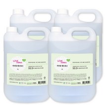 러브맘 손세정제 핸드워시 거품비누 Foam Soap 4L 대용량 벌크 레몬향, 4개