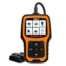 차량 자동차 진단기 스케너 스캐너 obd2 obd 코딩 정비 공구 진단기기 한글 ANCEL AD410 향상된 OBDII 코드 리더 OBD2 자동 진단 도구 점검 엔진 발광, 협력사, 노란색