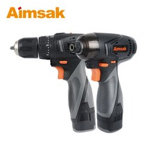 아임삭 충전 콤보 세트 AO-414TMII-3G (14.4V 2.0Ah 배터리 2개) AO414TMII 3G (해머드릴 임팩드라이버 콤보세트) AH414T AI414MII