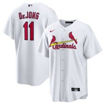 [해외] 나이키 저지 유니폼 MLB 폴 DeJong 세인트루이스 카디널스 홈 플레이어 저지 화이트 792847