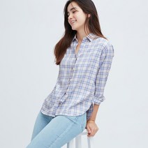 유니클로 소프트 브러쉬드 체크 셔츠 (긴팔) 457500 E457500-000