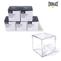 [모비딕컴퍼니] 티볼연습 야구루베이스 야구용품 전시용볼케이스 야구배팅세트 사인볼케이스, 넥시&아리&코스▶ 에버라스트 강화 아크릴 미니볼 케이스, 넥시&아리&코스▶