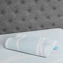 Tempur Pedic 템퍼 브리즈 쿨링 넥 메모리 폼 미디엄 펌 필로우 화이트, PILLOW