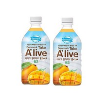 덴마크 테이크 얼라이브 망고 500ml x 10개, 얼라이브 망고 10개