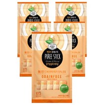 캣퓨어 퓨레스틱 고양이 간식 파우치 50g, 닭가슴살 + 새우 혼합맛, 5개