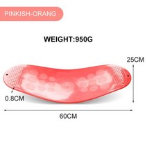 밸런스 보드 ABS 트위스트 피트니스 전신 운동 용 요가 체육관 운동 훈련 복부 다리 흔들림 균형, 빨간