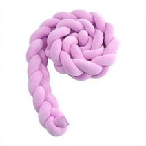 범퍼 침대 패드 아기 가드 토퍼 1M/1.5M/2M/3M/4M 유아 베이비 룸 장식 매듭 유아용 수면 북유럽 신생아 3 끈 베개, [05] 4M, [10] A11