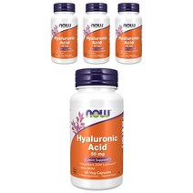 나우푸드 히알루론산 50mg 베지 캡슐, 60개입, 4개