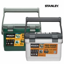 스탠리 이지캐리 아이스쿨러 캠핑 아이스탱크 핸들 휴대용 아이스박스 6.6L 15.1L, 15.1L-화이트