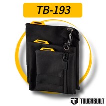 TOUGHBUILT 터프빌드 공구파우치 지퍼백 3종세트 TB-193E, 3개