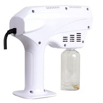 1200W 휴대용 분무 소독 안개 기계 무대 연기 블루 라이트 나노 스팀 건 헤어 스프레, 220v, 나는 플러그
