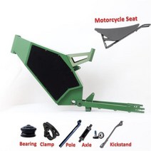 접이식전기자전거 착탈식 전동스쿠터 판매 중 고 탄소 강철 3000w 5000w 8000w 프레임 enduro ebike 폐쇄 풀 서스펜션 탄소강, green frame1