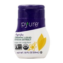 pyure 리퀴드 스테비아 추출물 바닐라 플레이버, 1개, 53ml