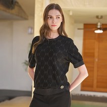 [에스까다] (ESCADA) 24SS 여성 자카드 모노그램 니트1종+스카프1종