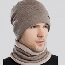 꾸민 듯 안꾸민듯 넥워머 비니모자세트 코코아 커플