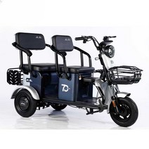 삼토바이 저속 오토바이 2인 3륜 전기 스쿠터 세발, 1000w72v23a흑금배터리60km(등산권장