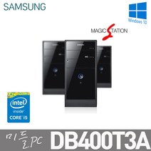 [삼성 DB400T3A]인텔 4세대 i5-4460/8G/SSD128G+1T/윈10 리퍼 미들PC 중고컴퓨터, 블랙, 8GB, WIN10 Pro