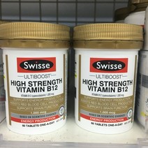 Swisse Ultiboost HS Vitamin B12 스위스 울티부스트 고함량 비타민 B12 60정x2팩, 1개, 60정